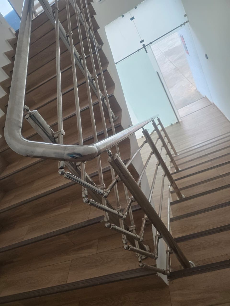 Curved Stainless Handrail