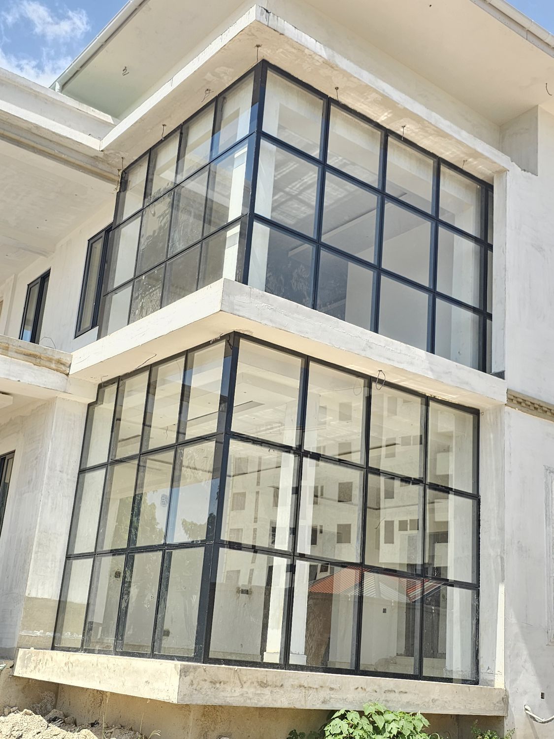 Corner Glazing, Completed