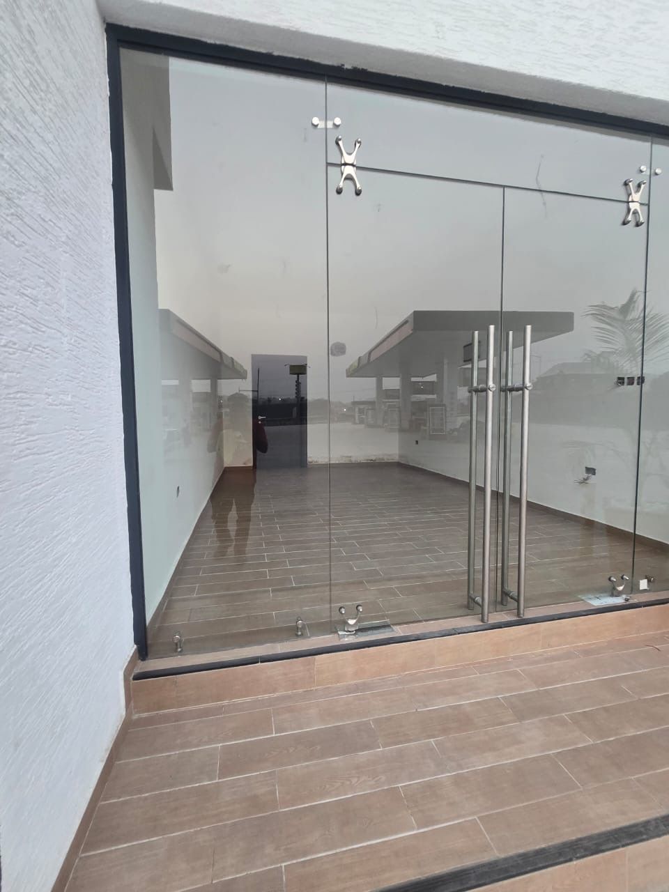 Frameless Glass Entrance